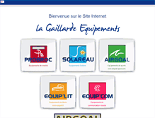 Tablet Screenshot of la-gaillarde-equipements.fr